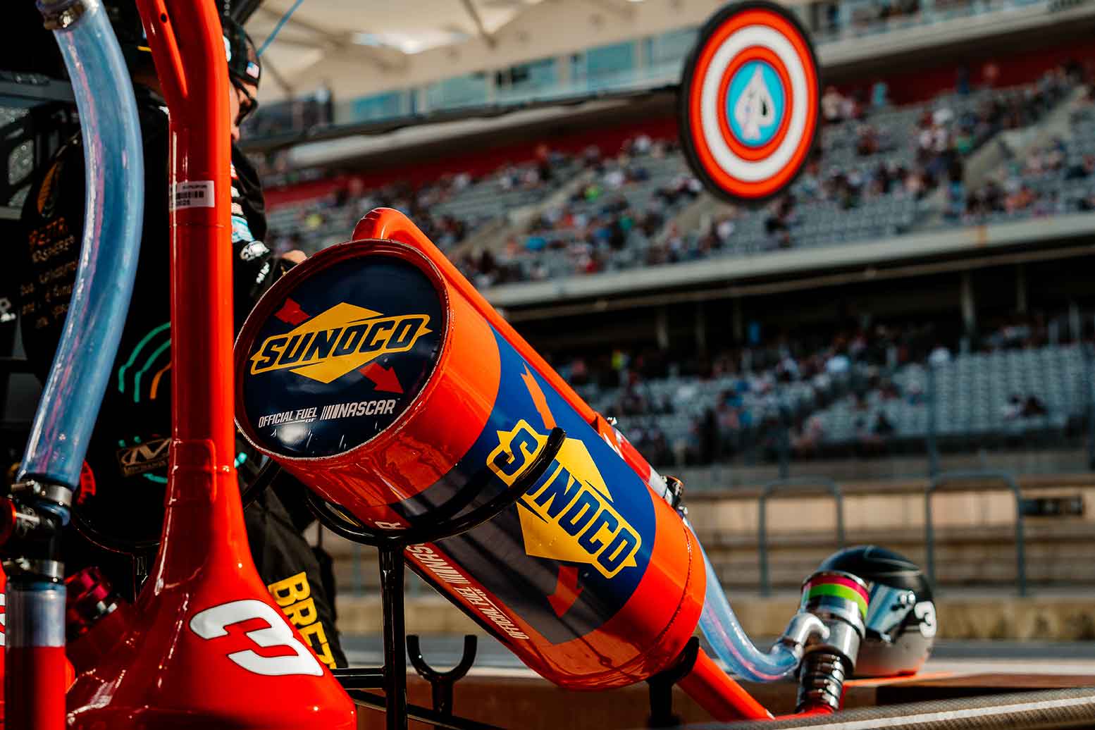 Sunoco Race Fuel Tank in Pit Sunoco Race Fuel Tank in Pit